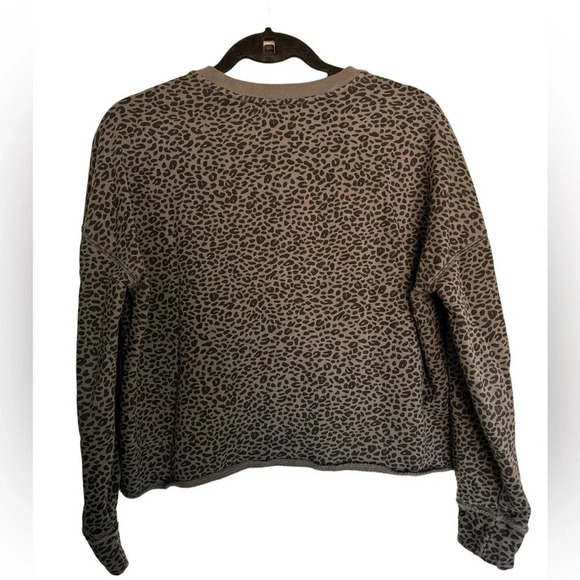 ATM ANTHONY THOMAS MELILLO French Terry Leopard Sweatshirt Size S - Picture 6 of 10